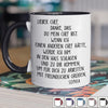 Personalisierte Tasse Mit Akzent – lustiges Geschenk Für Kollegen Oder Beste Freunde – Wieder Ein Schöner Tag, Der Durch Die Arbeit Ruiniert Wurde