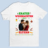 Personalisierte Unisex-T-Shirt, Premium-T-Shirt, Hoodie – Personalisierte Weihnachtsgeschenke zur Babyparty und Geschlechtsenthüllung für werdende Eltern – Erates Weihnachten Als Altern