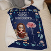 Personalisierte Decke - Geschenke Für Buchliebhaber, Bücherwürmer, Leser - Ich Bin Jemand, Der An Sich Glaubt – Das Meine Lesedecke