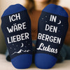 Personalisierte Socken – Personalisierte Weihnachts- und Geburtstagsgeschenke für beste Freundinnen, die Familie und Dich Selbst – Ich Bin Lieber In Den Bergen