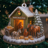 Individuell Gestalteter Holzschmuck – Personalisierte Weihnachts- Und Geburtstagsgeschenke Für Frauen Und Männer – Weihnachten Auf Dem Pferdehof