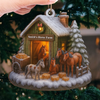 Individuell Gestalteter Holzschmuck – Personalisierte Weihnachts- Und Geburtstagsgeschenke Für Frauen Und Männer – Weihnachten Auf Dem Pferdehof