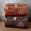 Personalisierte Leder-kulturtasche mit Gravur - Personalisierte Weihnachts- und Geburtstagsgeschenke für Papa, Bruder, Sohn, Ehemann, Trauzeugin, beste Freunde – Ein Geschenk, Das Bleibt