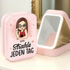Personalisierte Schmuckschatulle Mit Led-make-up – Personalisierte Geschenke Für Dich Selbst, Beste Freunde, Geschwister, Familienmitglieder – Strahle So, Wie Du Es Dir Wünschst