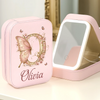 Personalisierte Schmuckschatulle Mit Led-make-up – Personalisierte Geschenke Für Dich Selbst, Beste Freunde, Geschwister, Familienmitglieder – Liebe Dich Selbst Ein Bisschen Mehr