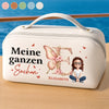 Personalisierter Reise-kulturbeutel Aus Pu-leder – Geburtstagsgeschenk Für Frauen, Beste Freundinnen, Schwestern, Freundinnen Oder Für Dich Selbst – Meine Ganzen Sachen