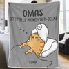Personalisierte Decke - Geschenk für Tierbesitzer und Tierliebhaber, Oma, Mama – Offizielle Nickerchen-Decke
