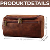 Personalisierte Leder-kulturtasche mit Gravur - Personalisierte Weihnachts- und Geburtstagsgeschenke für Papa, Bruder, Sohn, Ehemann, Trauzeugin, beste Freunde – Zeitlos Schön, Perfekt Für Jeden Anlass