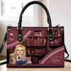 Personalisierte Lederhandtasche nach Maß - Personalisierte Weihnachtsgeschenke Für Buchliebhaber, Bücherwürmer, Leser - Nur Noch Ein Kapitel
