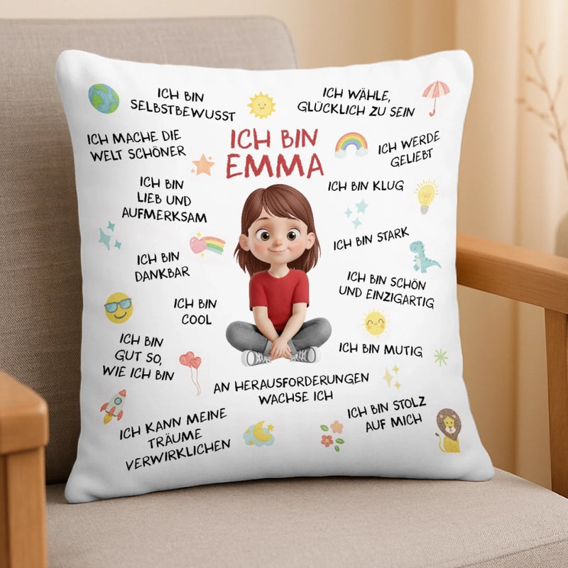 Personalisiertes Taschenkissen - Personalisierte Geburtstagsgeschenke Für Beste Freundinnen, Schwestern, Familie Und Dich Selbst – Ich Bin Klug