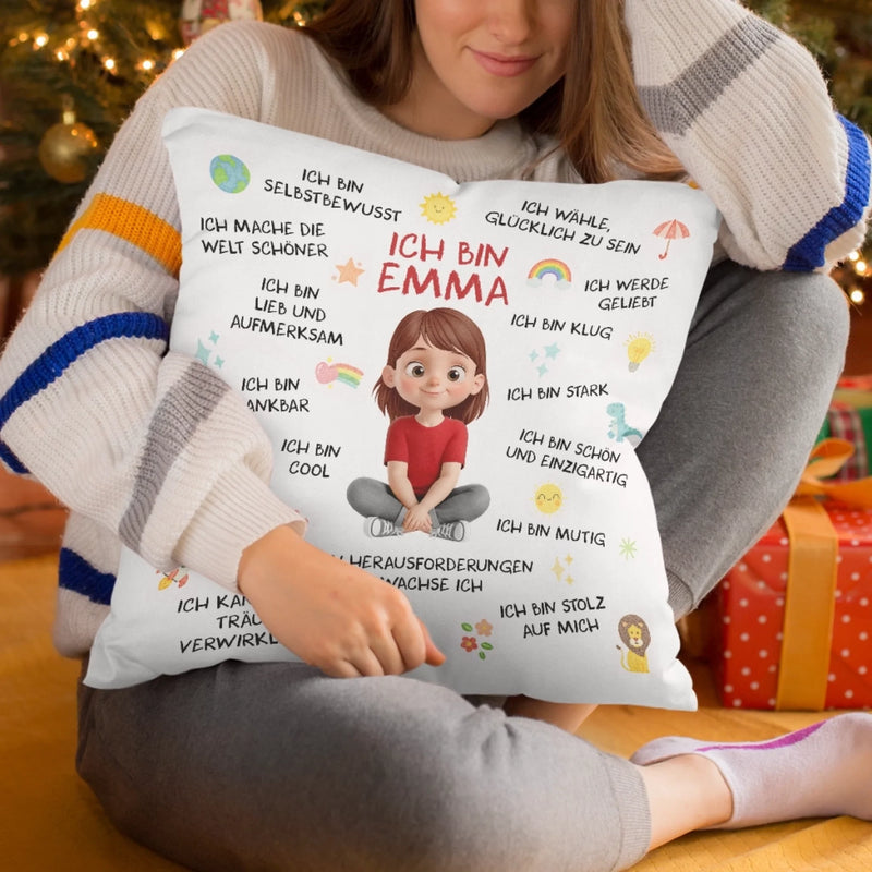Personalisiertes Taschenkissen - Personalisierte Geburtstagsgeschenke Für Beste Freundinnen, Schwestern, Familie Und Dich Selbst – Ich Bin Klug