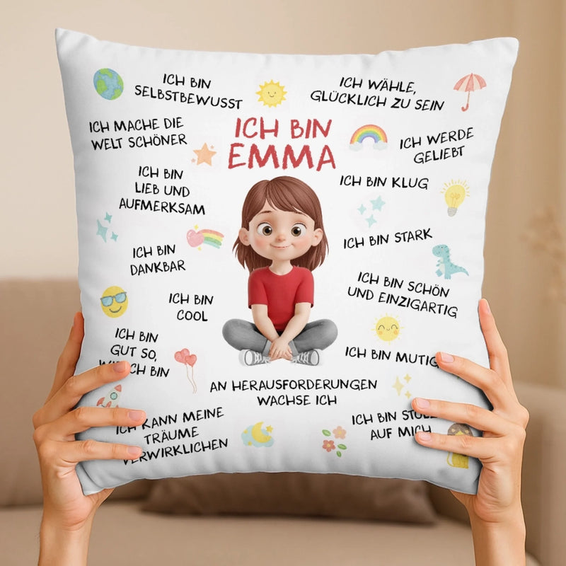 Personalisiertes Taschenkissen - Personalisierte Geburtstagsgeschenke Für Beste Freundinnen, Schwestern, Familie Und Dich Selbst – Ich Bin Klug