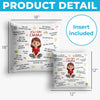 Personalisiertes Taschenkissen - Personalisierte Geburtstagsgeschenke Für Beste Freundinnen, Schwestern, Familie Und Dich Selbst – Ich Bin Klug