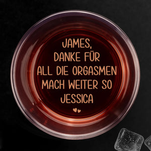 Personalisiertes Whiskyglas – Individuelle Jahrestags- Und Hochzeitsgeschenke Für Ehepaare, Für Sie Und Ihn, Wein-, Bourbon- Und Whisky-liebhaber – Mach Weiter So