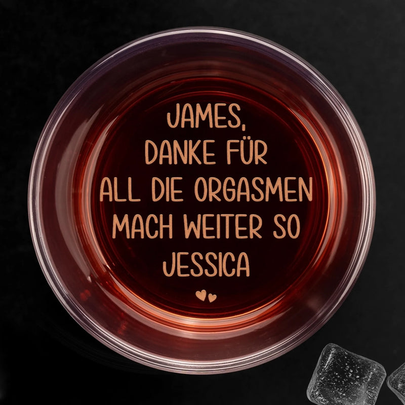 Personalisiertes Whiskyglas – Individuelle Jahrestags- Und Hochzeitsgeschenke Für Ehepaare, Für Sie Und Ihn, Wein-, Bourbon- Und Whisky-liebhaber – Mach Weiter So