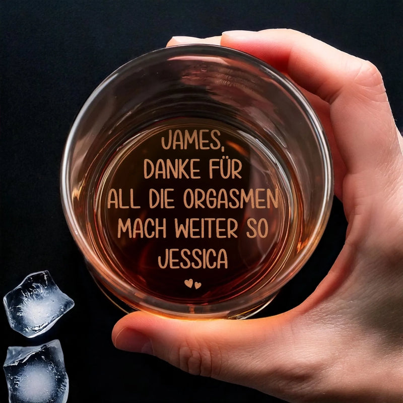 Personalisiertes Whiskyglas – Individuelle Jahrestags- Und Hochzeitsgeschenke Für Ehepaare, Für Sie Und Ihn, Wein-, Bourbon- Und Whisky-liebhaber – Mach Weiter So