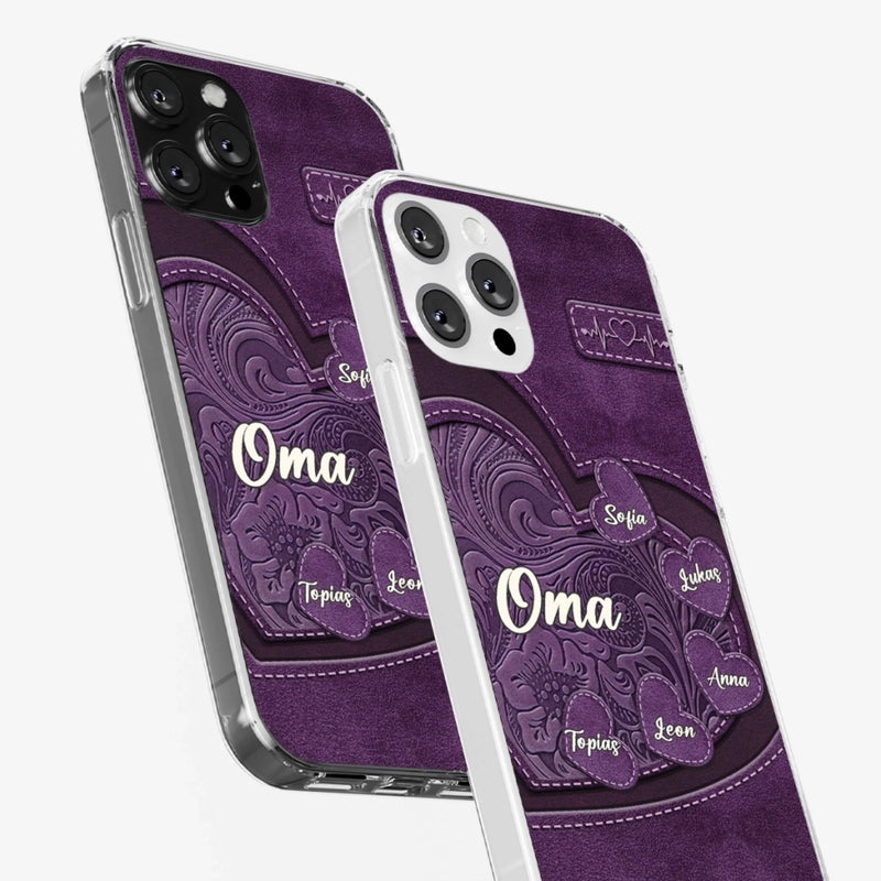 Individuelle, Transparente Handyhülle – Personalisiertes Geburtstagsgeschenk Für Mama, Oma – Deine Liebe Hat Mich Nachhaltig Geprägt