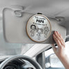 Personalisierte Sonnenblende Clip Fürs Auto – Personalisierte Geburtstagsgeschenke Für Papa Und Opa – Komm Immer Sicher Nach Hause