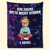 Personalisierte Decke - Personalisierte Weihnachts- und Geburtstagsgeschenke für beste Freundinnen, Schwestern, die Familie und dich selbst – Psst, Ich Zoche