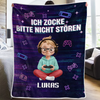 Personalisierte Decke - Personalisierte Weihnachts- und Geburtstagsgeschenke für beste Freundinnen, Schwestern, die Familie und dich selbst – Psst, Ich Zoche