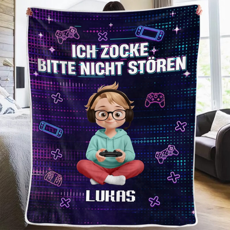 Personalisierte Decke - Personalisierte Weihnachts- und Geburtstagsgeschenke für beste Freundinnen, Schwestern, die Familie und dich selbst – Psst, Ich Zoche