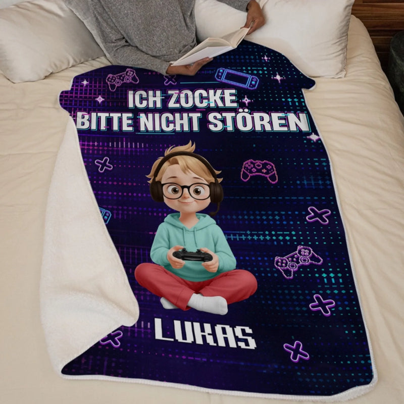 Personalisierte Decke - Personalisierte Weihnachts- und Geburtstagsgeschenke für beste Freundinnen, Schwestern, die Familie und dich selbst – Psst, Ich Zoche