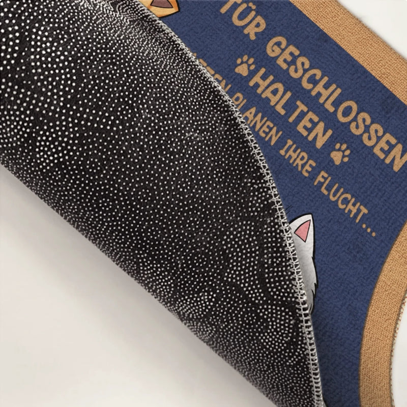 Individuelle Dekomatte Für Zuhause – Personalisierte Weihnachts- und Geburtstagsgeschenke für Familie, Hunde- und Katzenliebhaber – Tür Geschlossen Halten