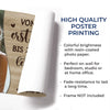 Personalisiertes Horizontales Poster mit Foto – Personalisierte Hochzeitsgeschenke zum Jahrestag für Ehemann und Ehefrau, Ihn und Sie – Von Unserem Ersten Kuss