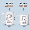 Benutzerdefinierte Tasse – Personalisierte Hochzeitsgeschenke zum Jahrestag für Ehemann und Ehefrau, Ihn und Sie – Aber Ich Liebe Dich So Lange