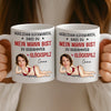 Benutzerdefinierte Tasse mit Foto – Personalisierte Hochzeitsgeschenke zum Jahrestag für Ehemann und Ehefrau, Ihn und Sie – Herzlichen Glückwunsch, Dass Du Mein Ehemann Geworden Bist