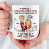 Benutzerdefinierte Tasse – Personalisierte Hochzeitsgeschenke zum Jahrestag für Ehemann und Ehefrau, Ihn und Sie – Ich Werde Es Mit Dir Tun