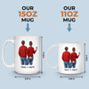 Benutzerdefinierte Tasse – Personalisierte Hochzeitsgeschenke zum Jahrestag für Ehemann und Ehefrau, Ihn und Sie – Ich Liebe Dich So Sehr