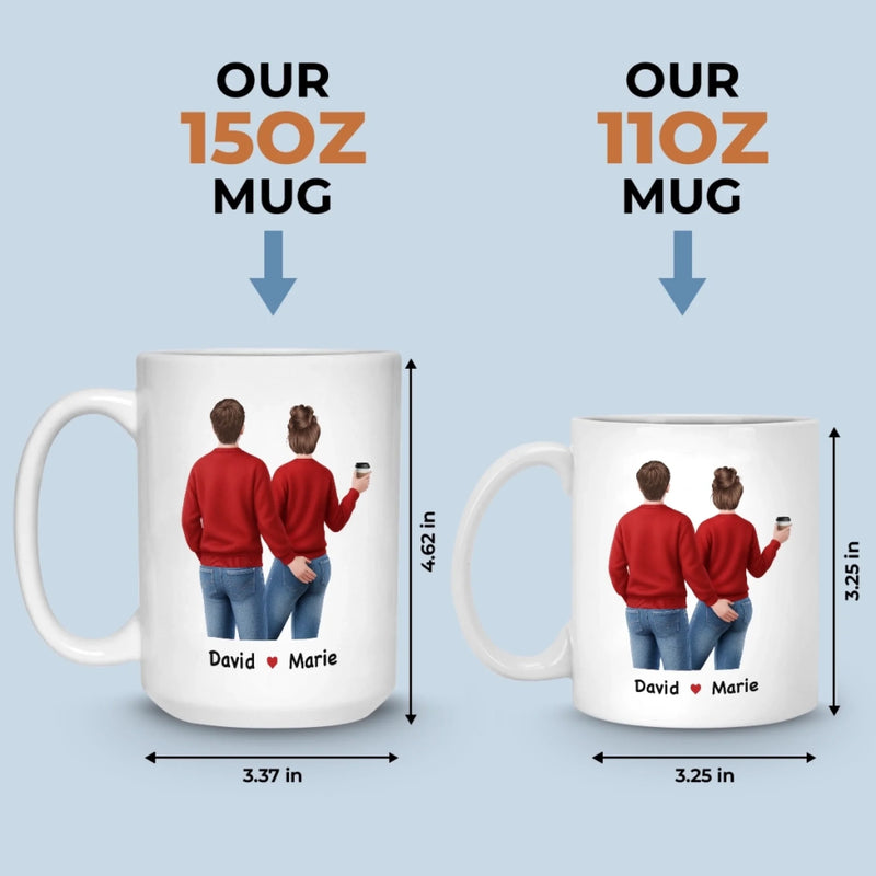 Benutzerdefinierte Tasse – Personalisierte Hochzeitsgeschenke zum Jahrestag für Ehemann und Ehefrau, Ihn und Sie – Ich Liebe Dich So Sehr