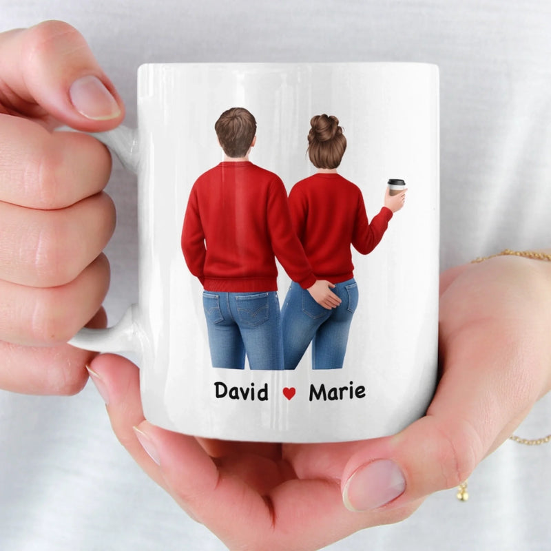 Benutzerdefinierte Tasse – Personalisierte Hochzeitsgeschenke zum Jahrestag für Ehemann und Ehefrau, Ihn und Sie – Ich Liebe Dich So Sehr