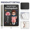 Individuell Notizbuch Aus Leder – Personalisierte Geburtstagsgeschenke Für Beste Freundinnen, Schwestern, Familie Und Dich Selbst – Das Ist Mein Lesetagebuch