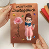 Individuell Notizbuch Aus Leder – Personalisierte Geburtstagsgeschenke Für Beste Freundinnen, Schwestern, Familie Und Dich Selbst – Das Ist Mein Lesetagebuch
