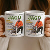 Benutzerdefinierte Tasse mit Foto – Personalisierte Geburtstagsgeschenke für Jäger – Wild im Herzen