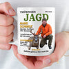 Benutzerdefinierte Tasse mit Foto – Personalisierte Geburtstagsgeschenke für Jäger – Wild im Herzen