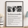 Personalisiertes Scrabble Vertikal Poster mit Foto – Personalisierte Hochzeitsgeschenke zum Jahrestag für Ehemann und Ehefrau, Ihn und Sie – Ich Liebe Dich So Sehr