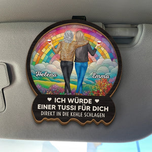 Personalisierte Sonnenblende Clip Fürs Auto mit Foto – Personalisierte Geburtstagsgeschenke Für Beste Freundinnen, Schwestern, BFF – Danke, Dass Du Meine Unbezahlte Therapeutin Bist