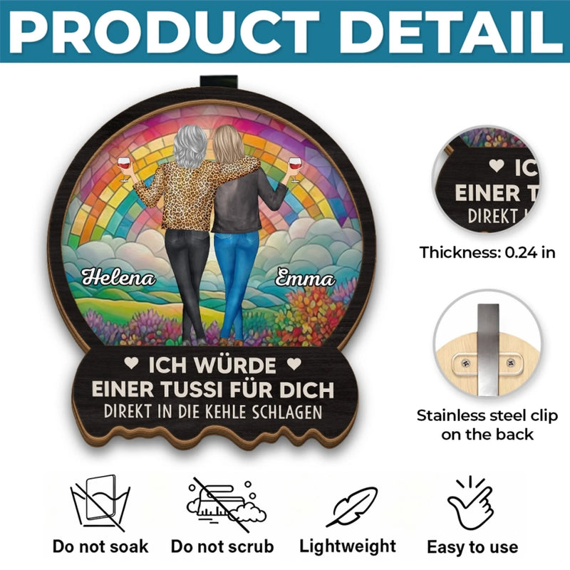 Personalisierte Sonnenblende Clip Fürs Auto mit Foto – Personalisierte Geburtstagsgeschenke Für Beste Freundinnen, Schwestern, BFF – Danke, Dass Du Meine Unbezahlte Therapeutin Bist