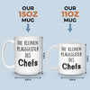 Benutzerdefinierte Tasse – Personalisierte Geburtstagsgeschenke für Kollegen, beste Arbeitsfreunde – Die Kleinen Plagegeister Des Chefs