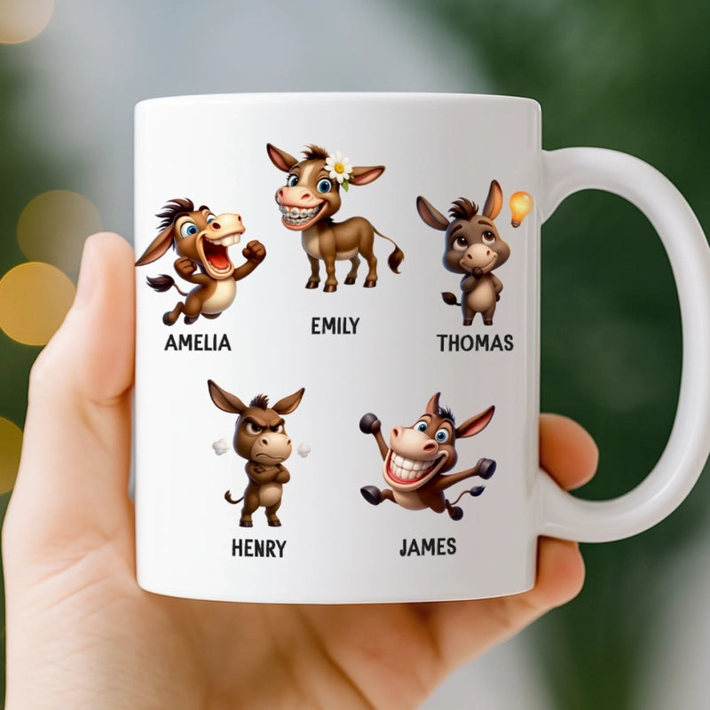 Benutzerdefinierte Tasse – Personalisierte Geburtstagsgeschenke für Kollegen, beste Arbeitsfreunde – Die Kleinen Plagegeister Des Chefs
