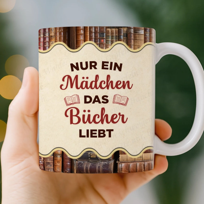 Personalisierte Tasse - Personalisierte Bücher Geschenke Für Buchliebhaber, Bücherwürmer, Leser - So Viele Bücher, So Wenig Zeit