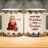 Personalisierte Tasse - Personalisierte Bücher Geschenke Für Buchliebhaber, Bücherwürmer, Leser - So Viele Bücher, So Wenig Zeit