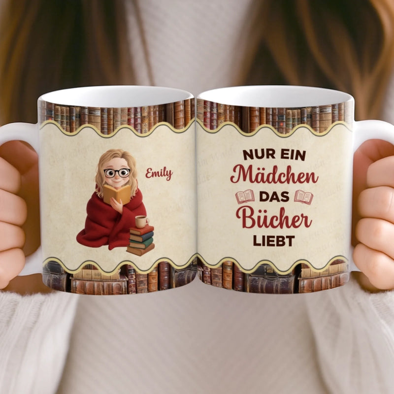 Personalisierte Tasse - Personalisierte Bücher Geschenke Für Buchliebhaber, Bücherwürmer, Leser - So Viele Bücher, So Wenig Zeit