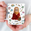 Personalisierte Tasse - Personalisierte Bücher Geschenke Für Buchliebhaber, Bücherwürmer, Leser - Ich Bin Verbucht