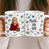 Personalisierte Tasse - Personalisierte Bücher Geschenke Für Buchliebhaber, Bücherwürmer, Leser - Ich Bin Verbucht