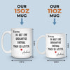 Benutzerdefinierte Tasse – Personalisierte Hochzeitsgeschenke zum Jahrestag für Ehemann und Ehefrau, Ihn und Sie – Mach So Weiter