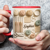 Personalisierte Tasse Mit Akzent – Personalisierte Geburtstagsgeschenke Für Beste Freundinnen, Schwestern, Familie Und Dich Selbst – Häkeln ist meine Therapie